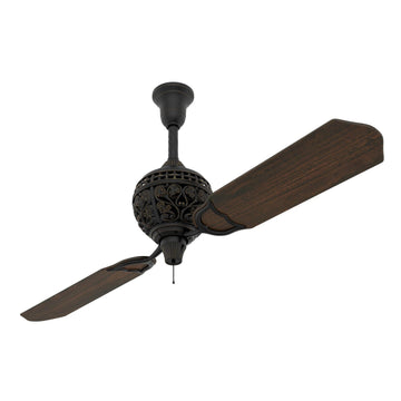 1886 Limited Edition 60 inch Ceiling Fans Hunter Midas Black - Distressed Dark Cherry Basswood 