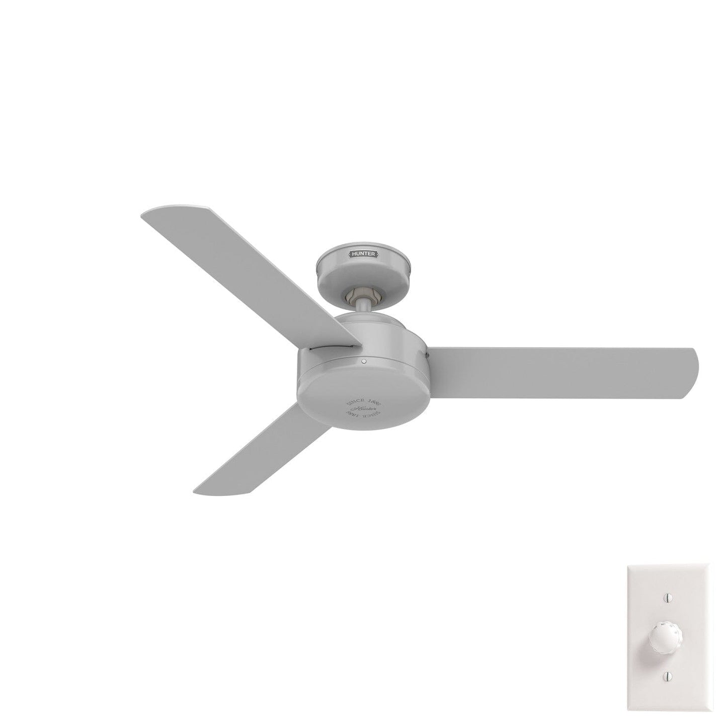 44 inch Presto Ceiling Fans Hunter Dove Grey - Dove Grey 