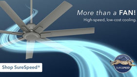 Downtown SureSpeed Outdoor Energy Star Ceiling Fan. More than a fan! Shop SureSpeed. 