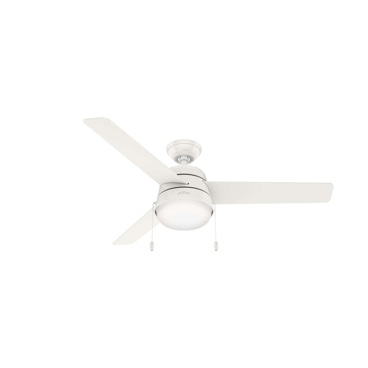 Aker Outdoor with LED Light 52 inch Ceiling Fans Hunter Fresh White - Fresh White 