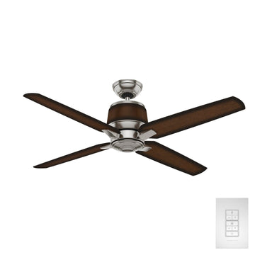 Aris Outdoor 54 inch Ceiling Fans Casablanca Brushed Nickel - Mayse 