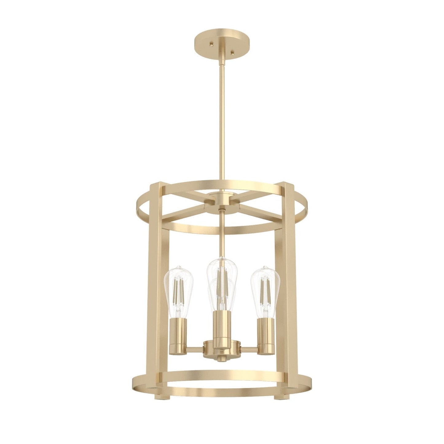 Astwood 4 Light Chandelier 16 Inch Lighting Hunter Alturas Gold - Clear 