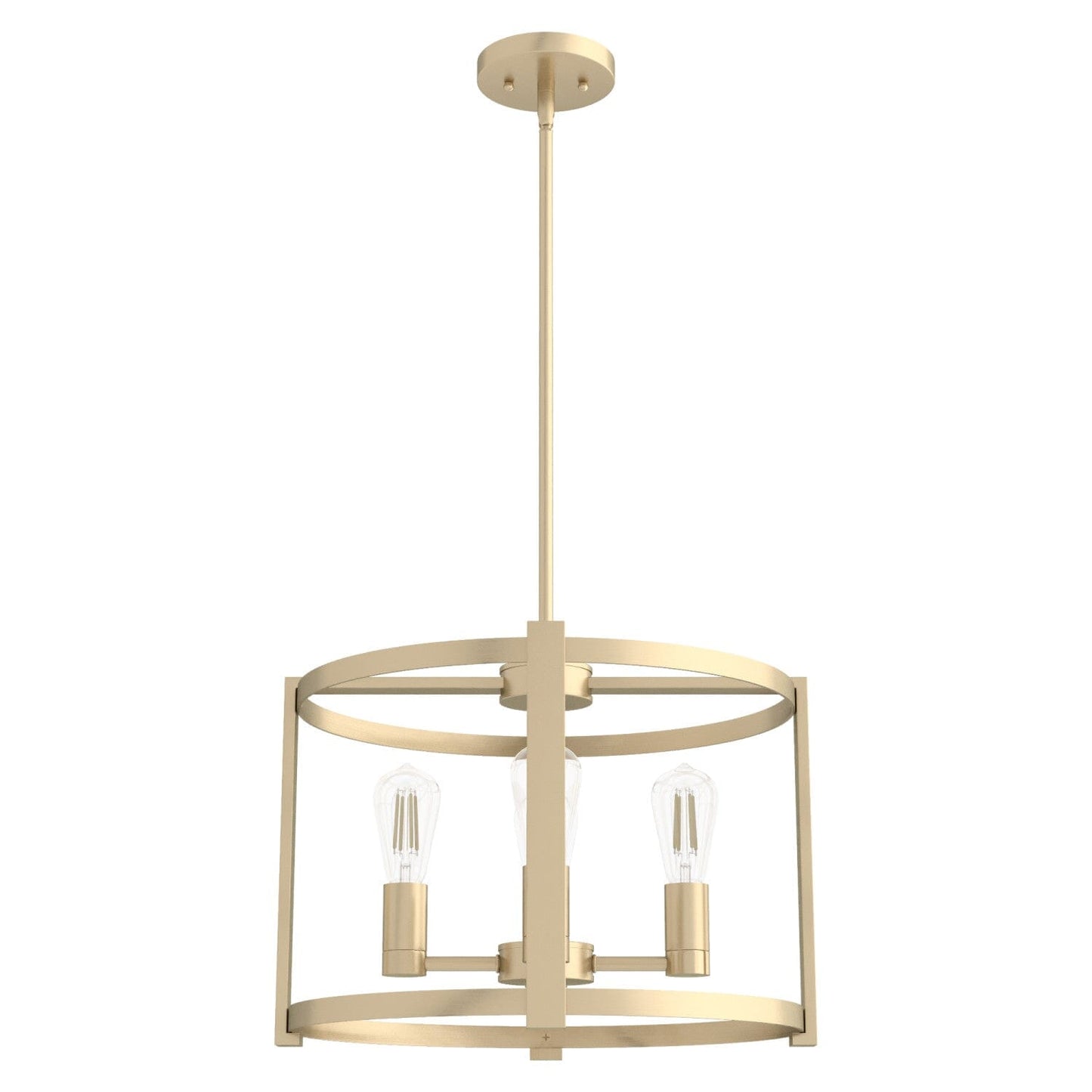 Astwood 4 Light Chandelier 18 Inch Lighting Hunter Alturas Gold - Clear 