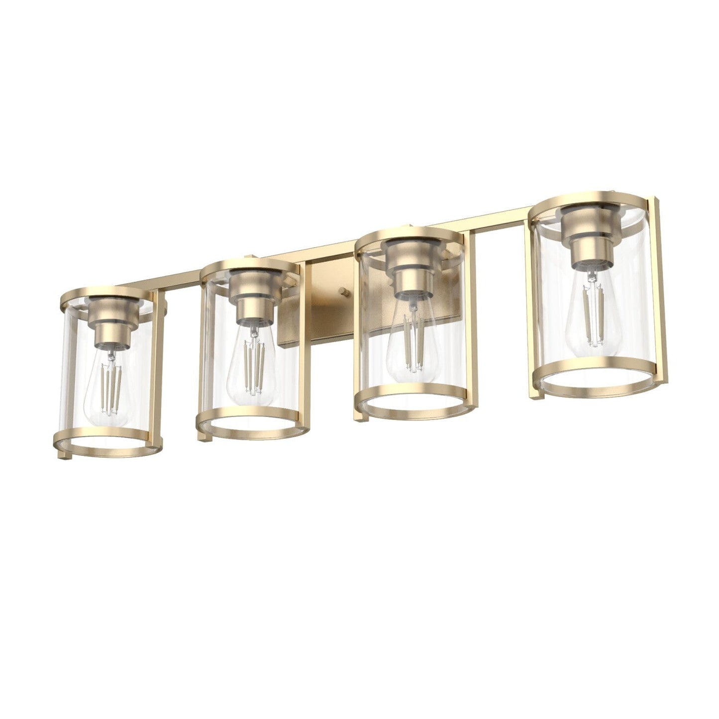 Astwood 4 Light Vanity Lighting Hunter Alturas Gold - Clear 