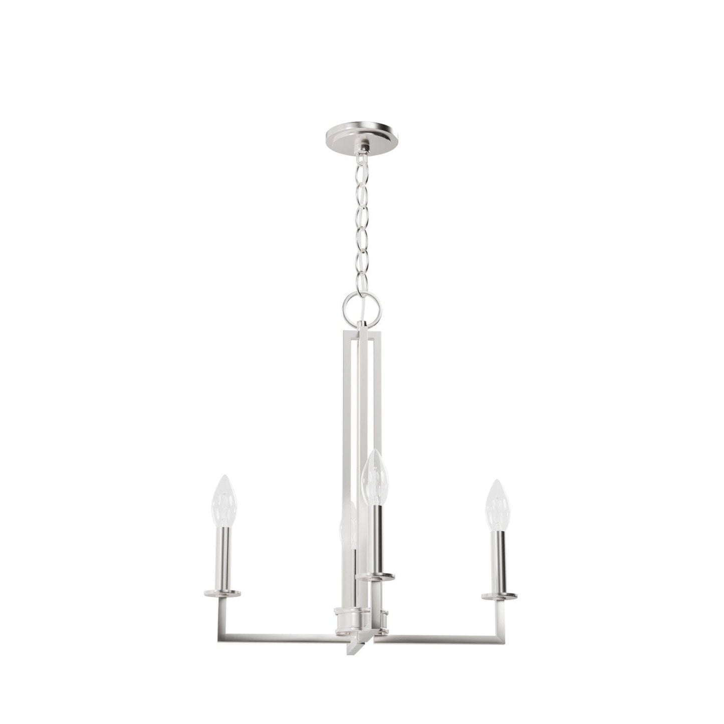 Bearden 4 Light Pendant Lighting Hunter Brushed Nickel - None 