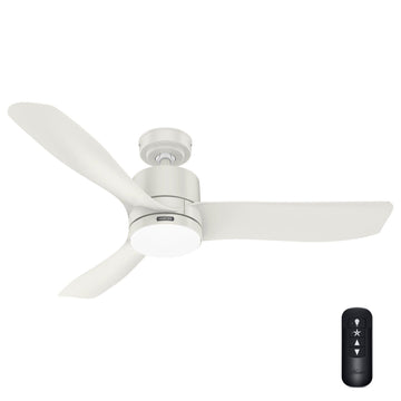 Bolsa with LED Light 52 inch Ceiling Fans Hunter Fresh White - Fresh White 