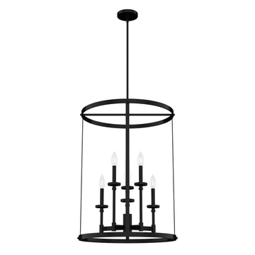 Briargrove Large Foyer Lighting Hunter Matte Black - None 