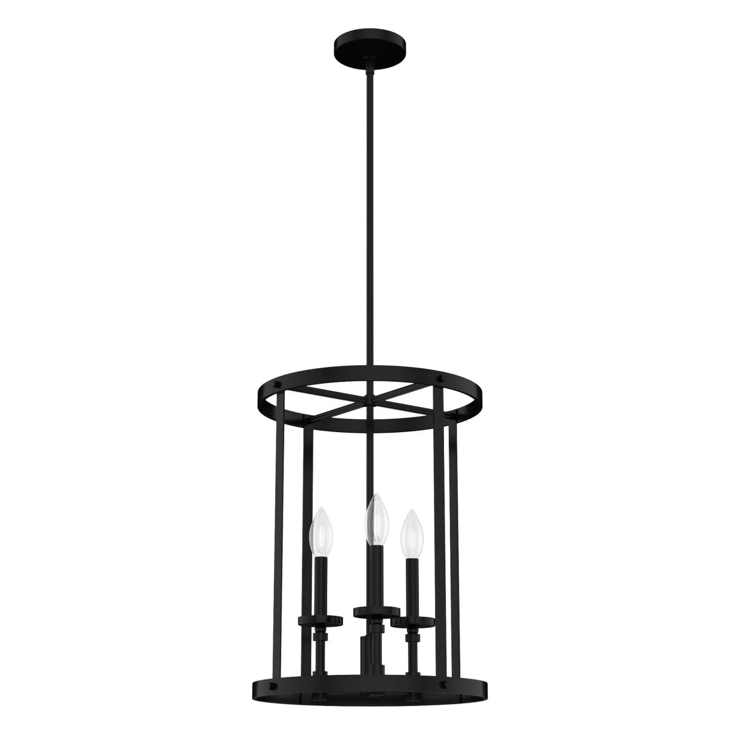 Briargrove Small Foyer Lighting Hunter Matte Black - None 