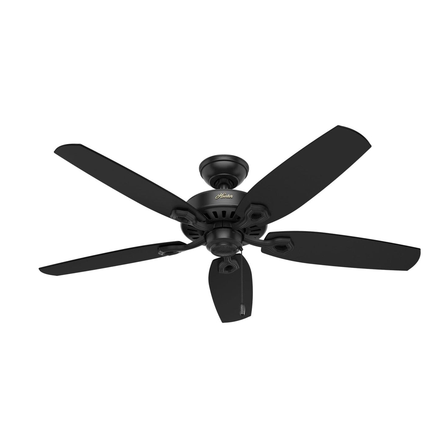 Builder Elite 52 inch Ceiling Fans Hunter Matte Black - Peppered Walnut 