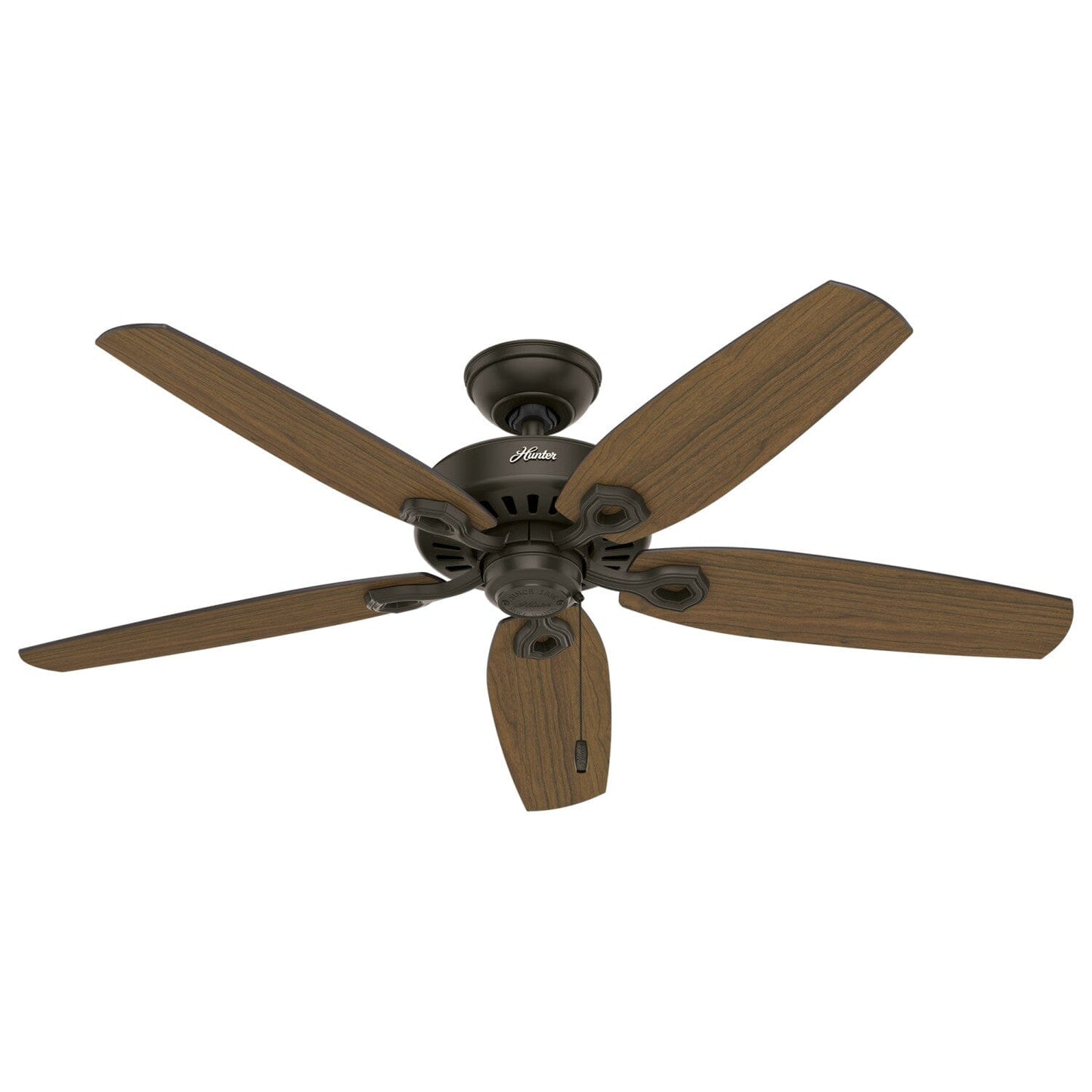 Builder Elite Outdoor 52 inch Ceiling Fans Hunter New Bronze - Stained Oak 