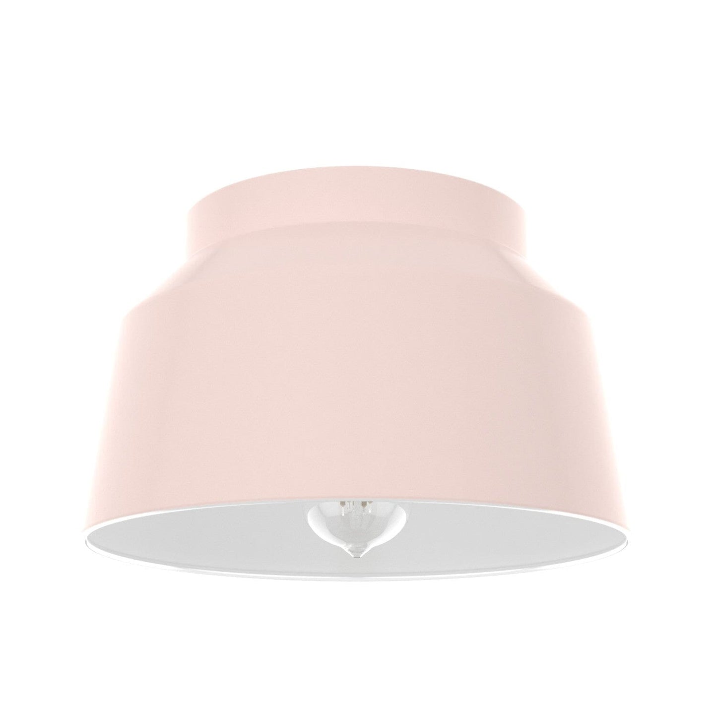 Cranbrook 1 Light Flush Mount Lighting Hunter Blush Pink 