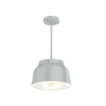 Cranbrook 1 Light Pendant Lighting Hunter Dove Grey 