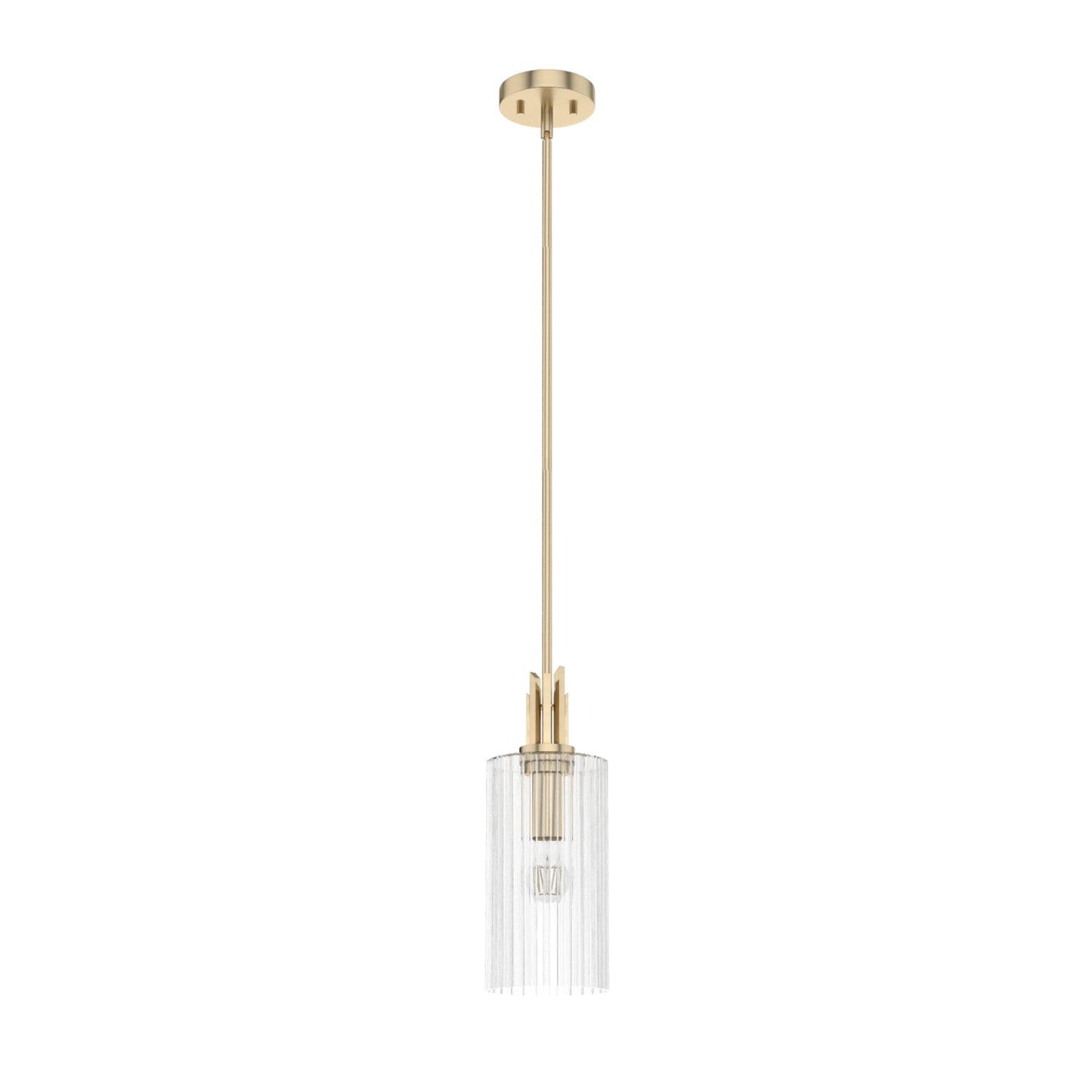 Gatz Mini pendant Lighting Hunter Alturas Gold - Ribbed 