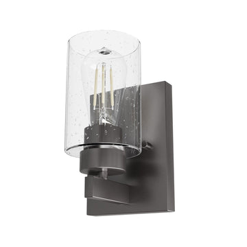 Hartland 1 Light Sconce Lighting Hunter Noble Bronze - Seeded 