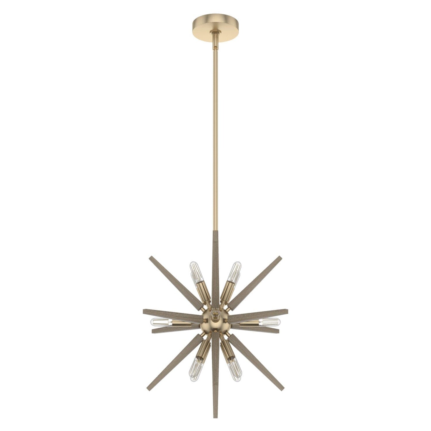 Jupiter Star 12 Light Pendant 18 inch Lighting Hunter Alturas Gold - None 