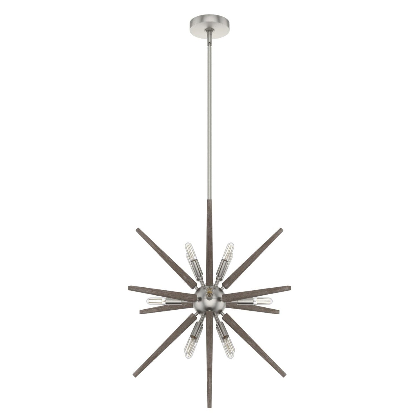 Jupiter Star Pendant 24 Inch Lighting Hunter Brushed Nickel - None 