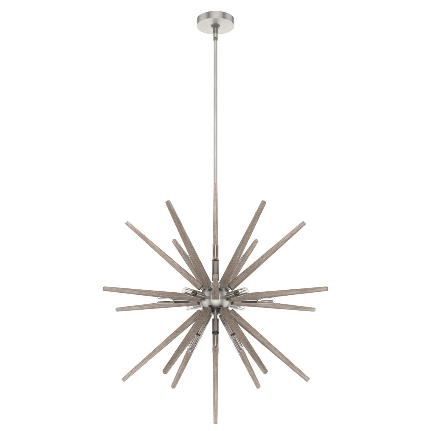 Jupiter Star Pendant 30 inch Lighting Hunter Brushed Nickel - None 