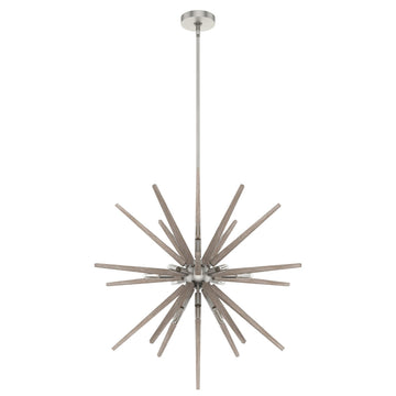 Jupiter Star Pendant 30 inch Lighting Hunter Brushed Nickel - None 