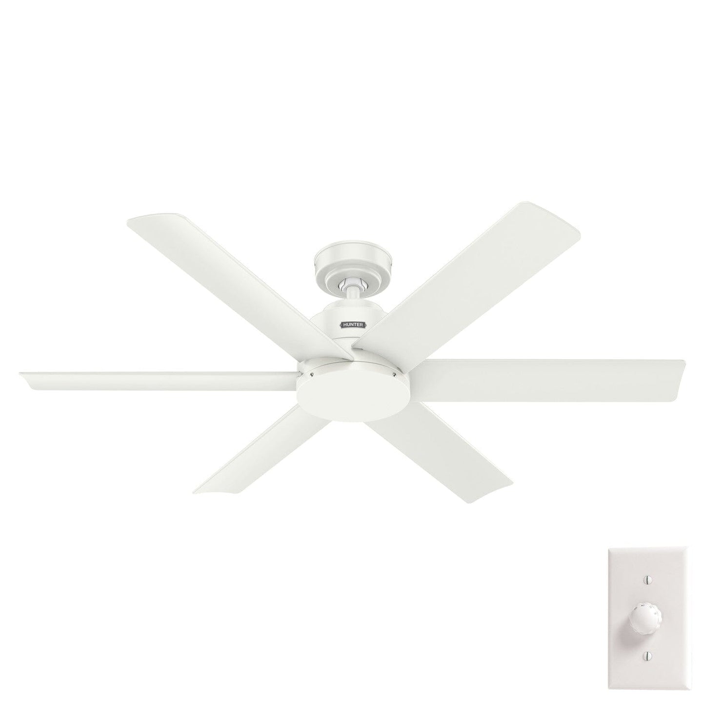 Kennicott Outdoor 52 inch Ceiling Fans Hunter Fresh White - Fresh White 