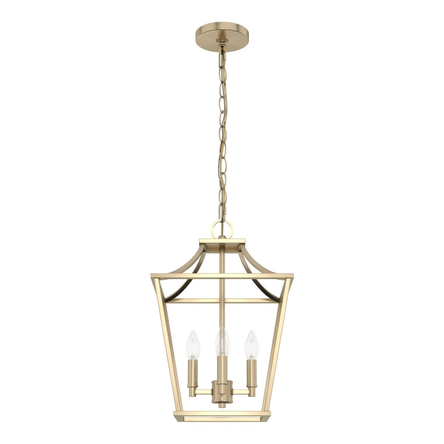 Laurel Ridge 4 Light Lantern Pendant 12 inch Lighting Hunter Alturas Gold - None 