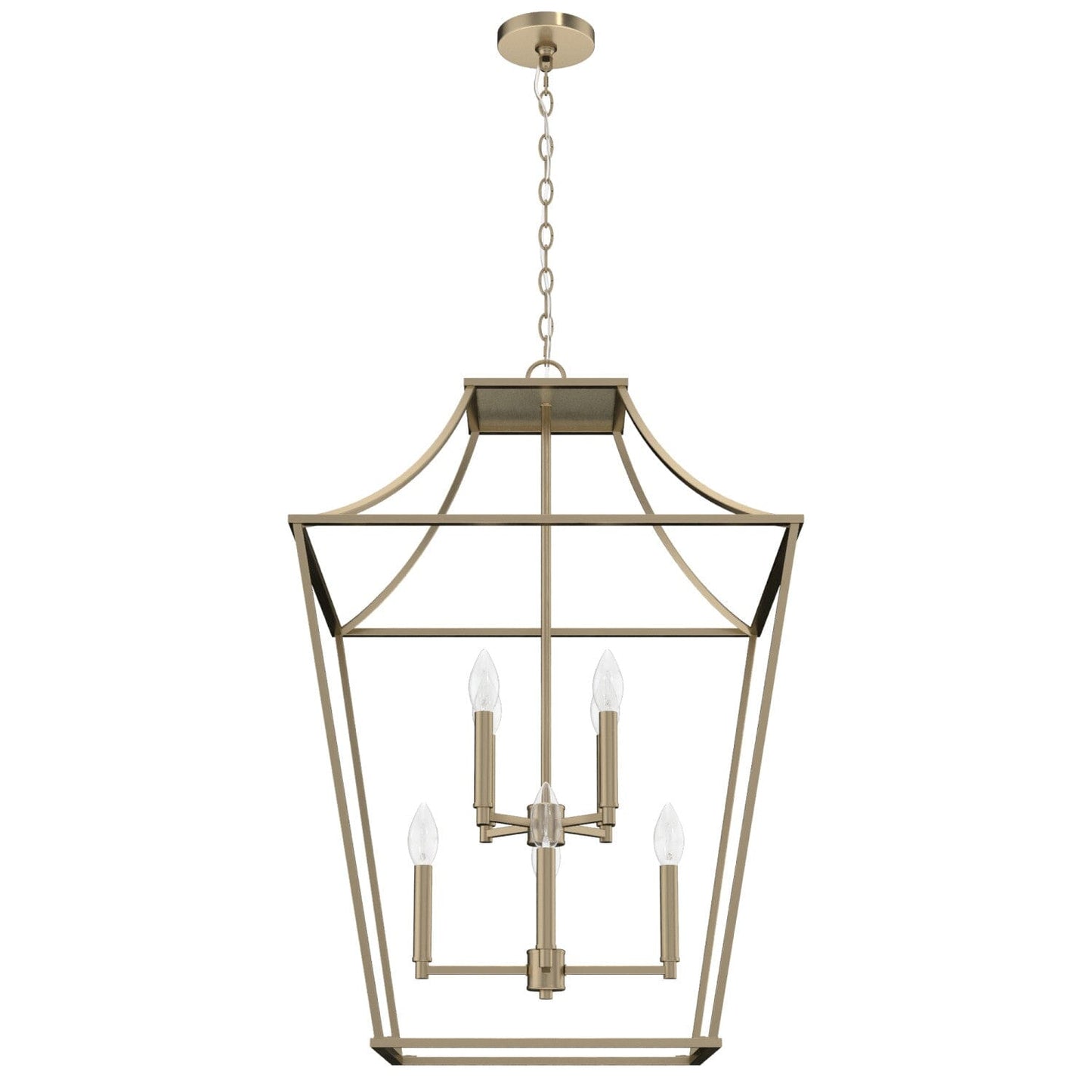 Laurel Ridge 8 Light Lantern Pendant 23 inch Lighting Hunter Alturas Gold - None 