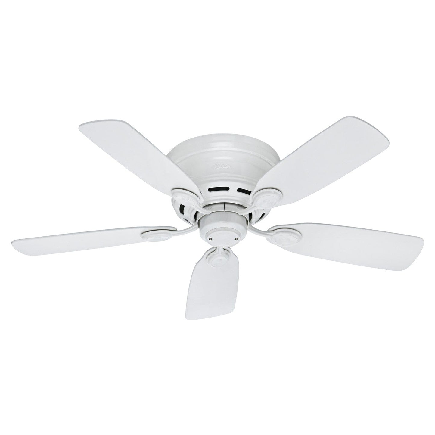 Low Profile IV 42 inch Ceiling Fans Hunter White - Snow White 