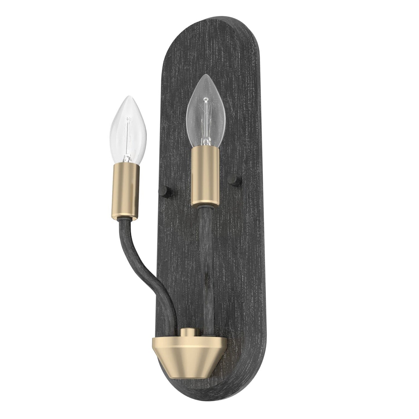 Merlin 2 Light Wall Sconce Lighting Hunter Rustic Iron - Alturas Gold 