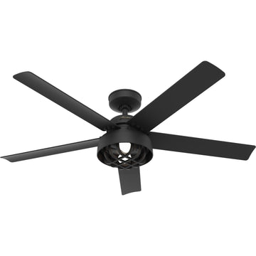 Mill Creek with LED light 52 inch Ceiling Fans Hunter Matte Black - Matte Black 