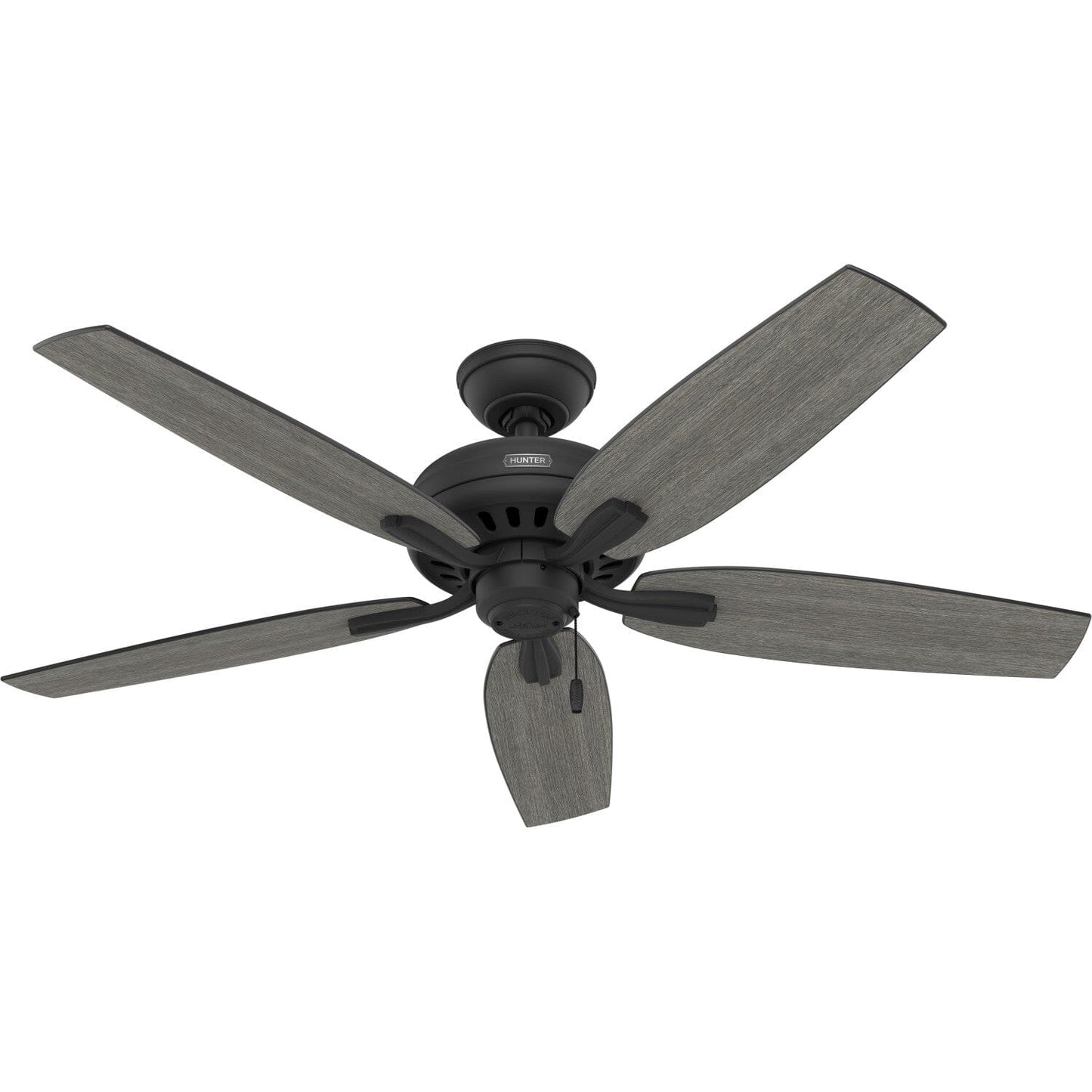 Newsome 52 inch Ceiling Fans Hunter Matte Black - Dark Gray Oak 