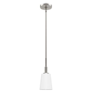 Nolita Mini Pendant Lighting Hunter Brushed Nickel - Cased White 