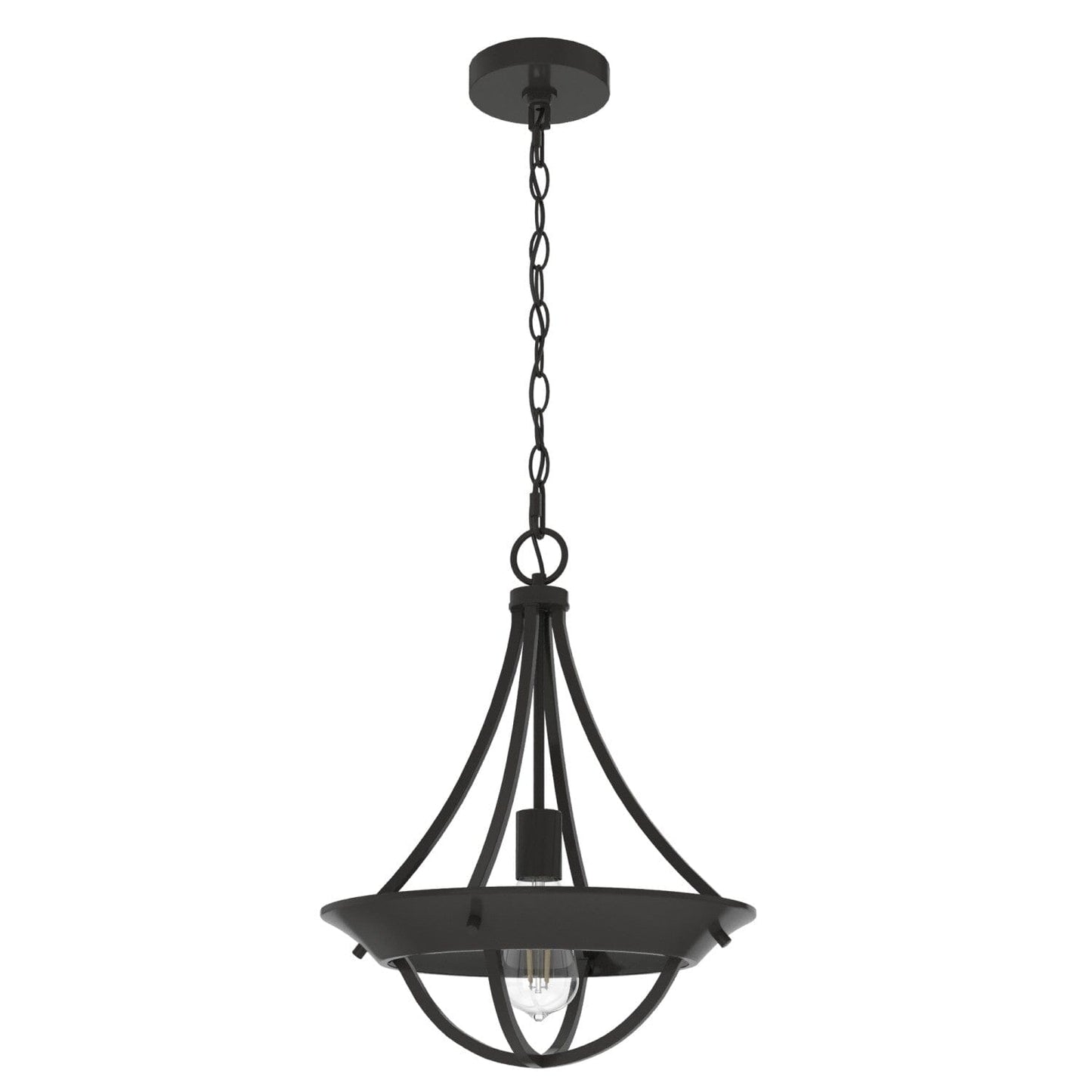 Perch Point 1 Light Pendant Lighting Hunter Noble Bronze - None 