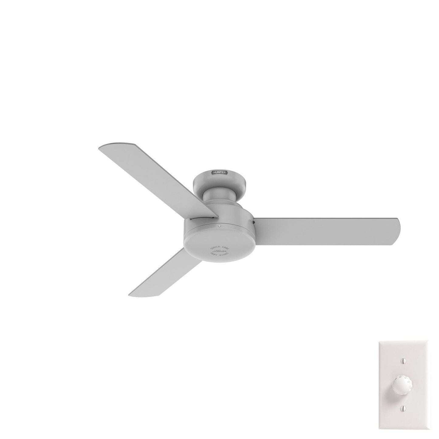 Presto Low Profile 44 inch Ceiling Fans Hunter Dove Grey - Dove Grey 