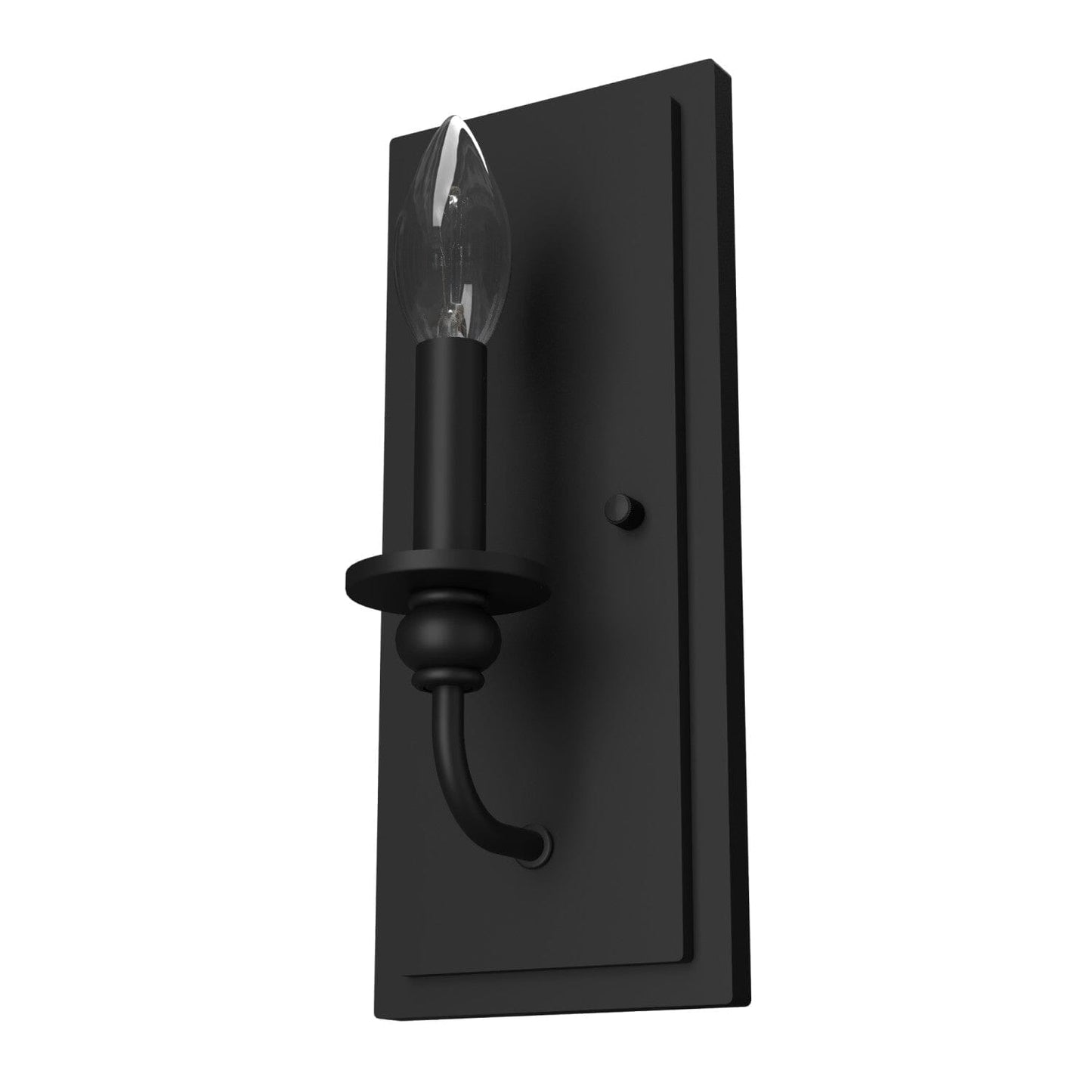 Southcrest 1 Light Wall Sconce Lighting Hunter Matte Black - None 