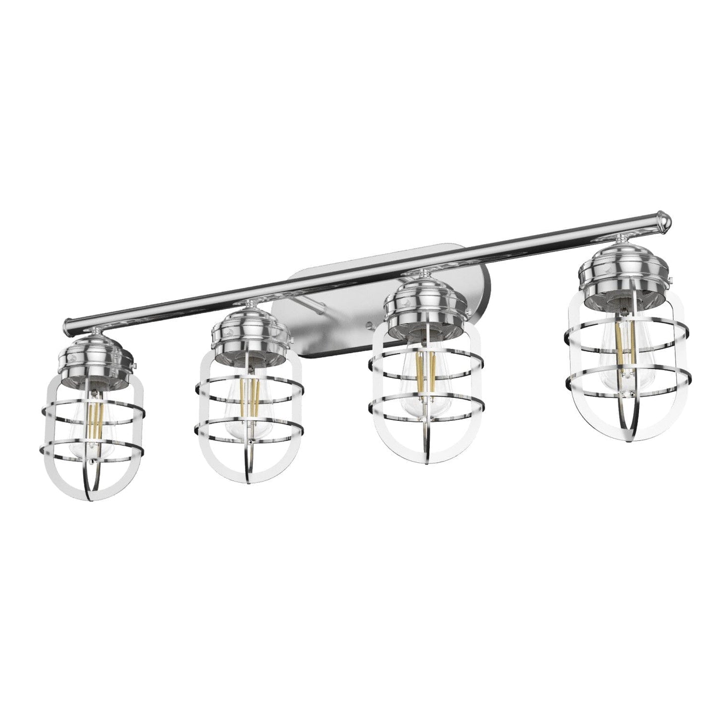 Starklake 4 Light Vanity Lighting Hunter Chrome 