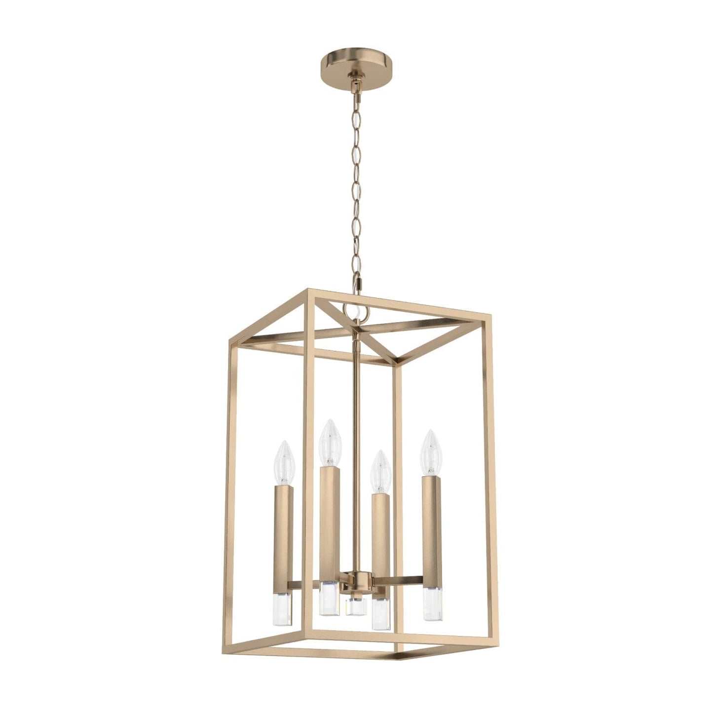 Sunjai 4 Light Pendant 13 inch Lighting Hunter Alturas Gold - None 