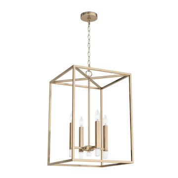 Sunjai 4 Light Pendant 17 inch Lighting Hunter Alturas Gold - None 