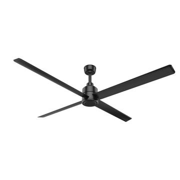 Trak Outdoor 96 inches 120V Ceiling Fans Hunter Black - Black 