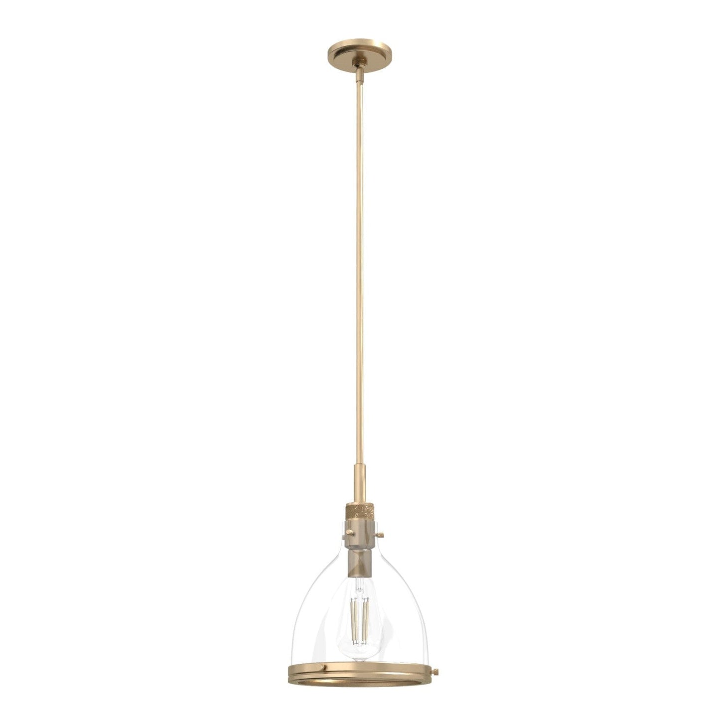 Van Nuys 1 Light Pendant 10 inch Lighting Hunter Alturas Gold - Clear 