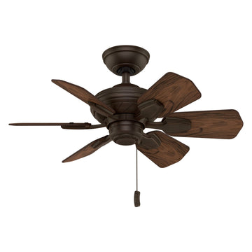 Wailea Outdoor 31 inch Ceiling Fans Casablanca Brushed Cocoa - Dark Walnut 