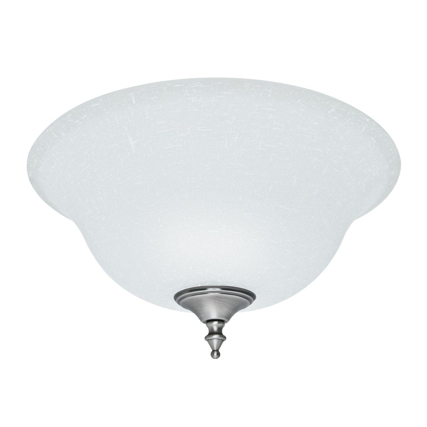 White Linen Glass Bowl - 99162 Ceiling Fan Accessories Hunter Antique Pewter 