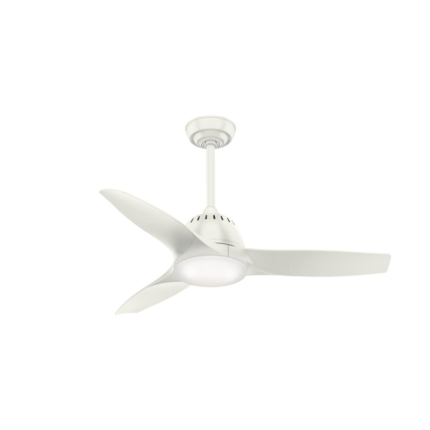 Wisp with LED Light 44 inch Ceiling Fans Casablanca Fresh White - Fresh White 