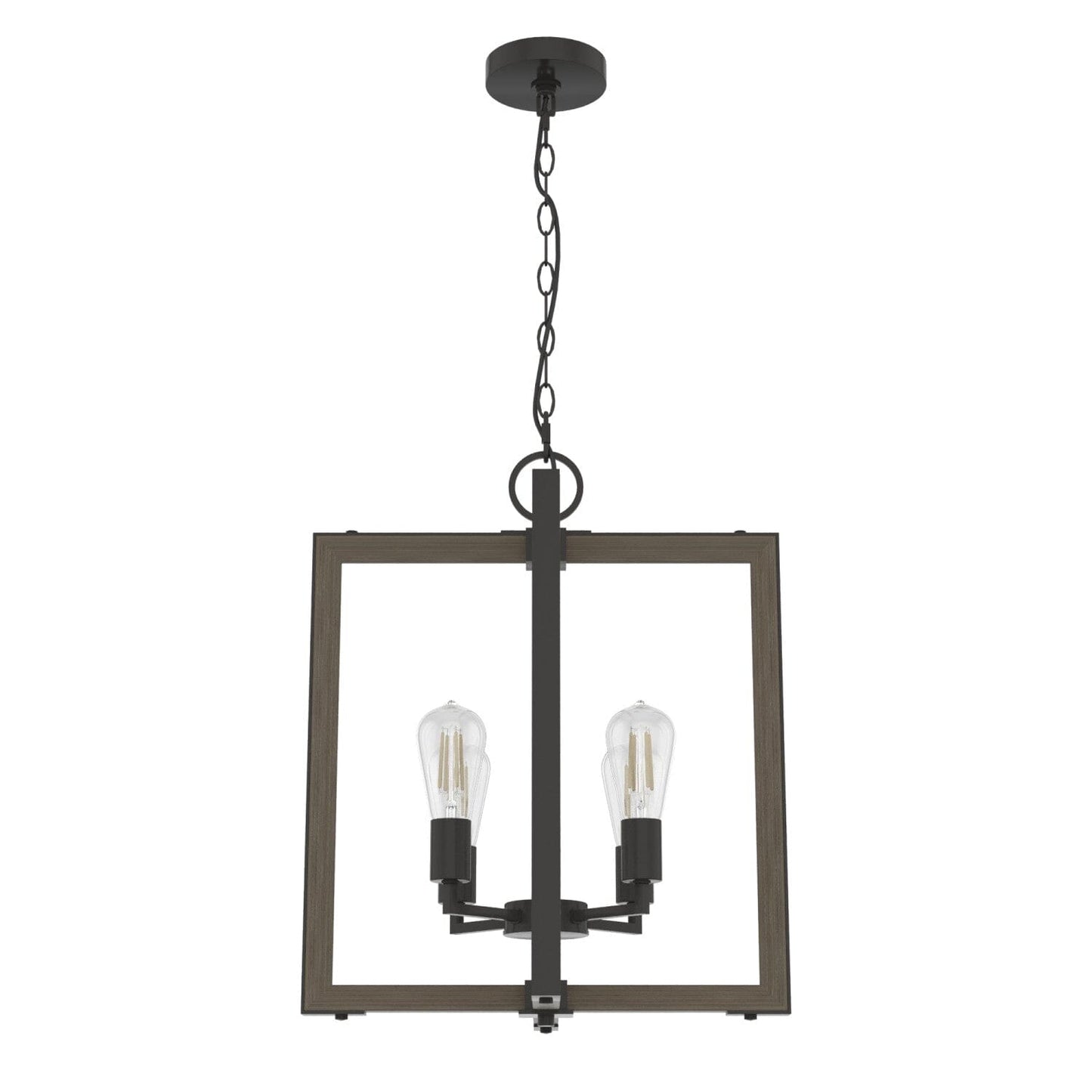 Woodburn 4 Light 18 Inch Foyer Pendant Lighting Hunter Noble Bronze - None 