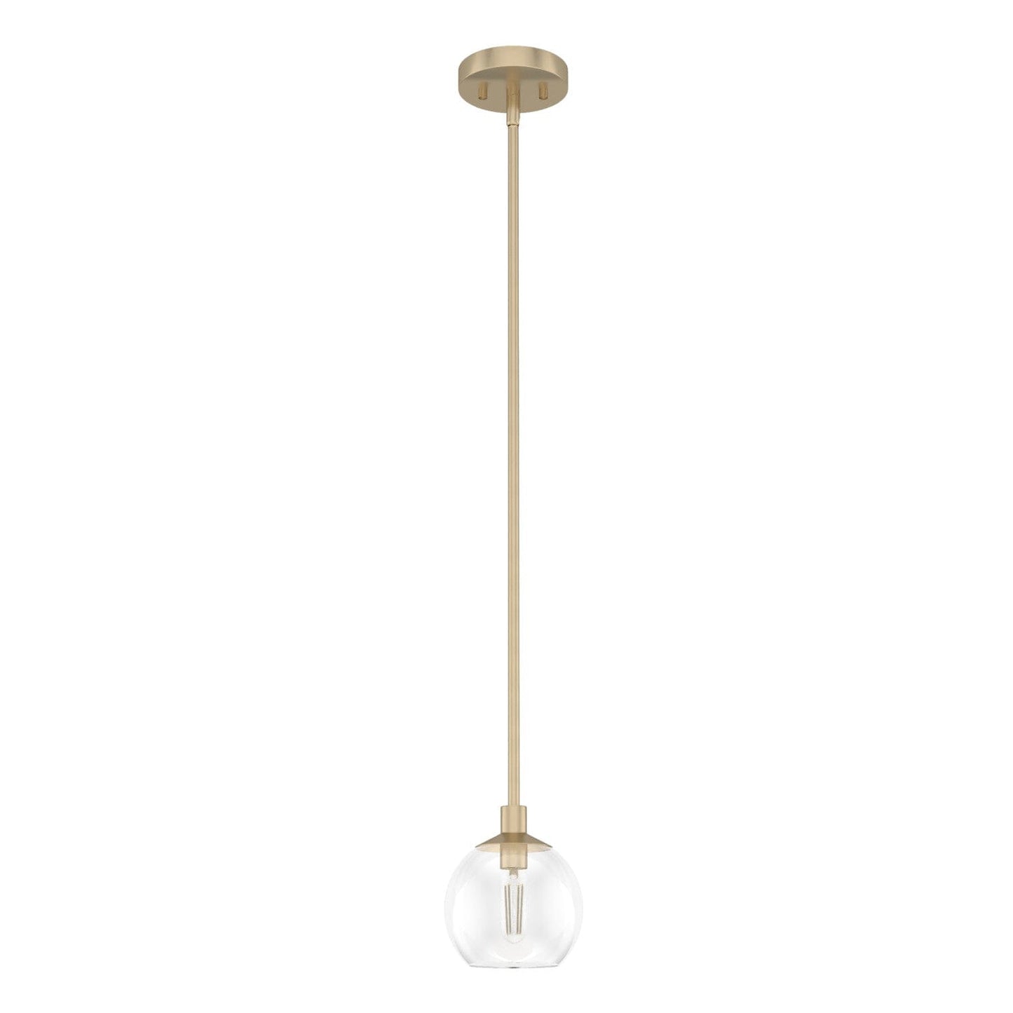 Xidane 1 Light Mini Pendant Lighting Hunter Alturas Gold - Clear 